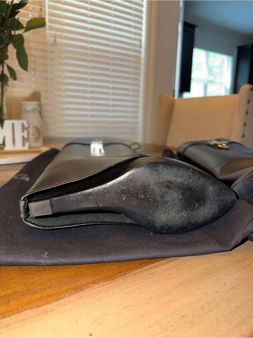 Givenchy Black Leather Shark Boots - Picture 5 of 7